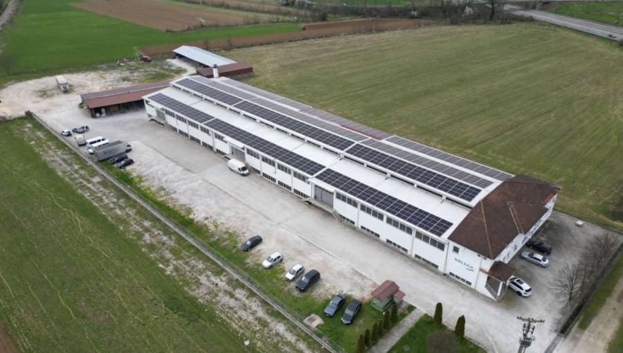 Elen solar installation in the Balkans