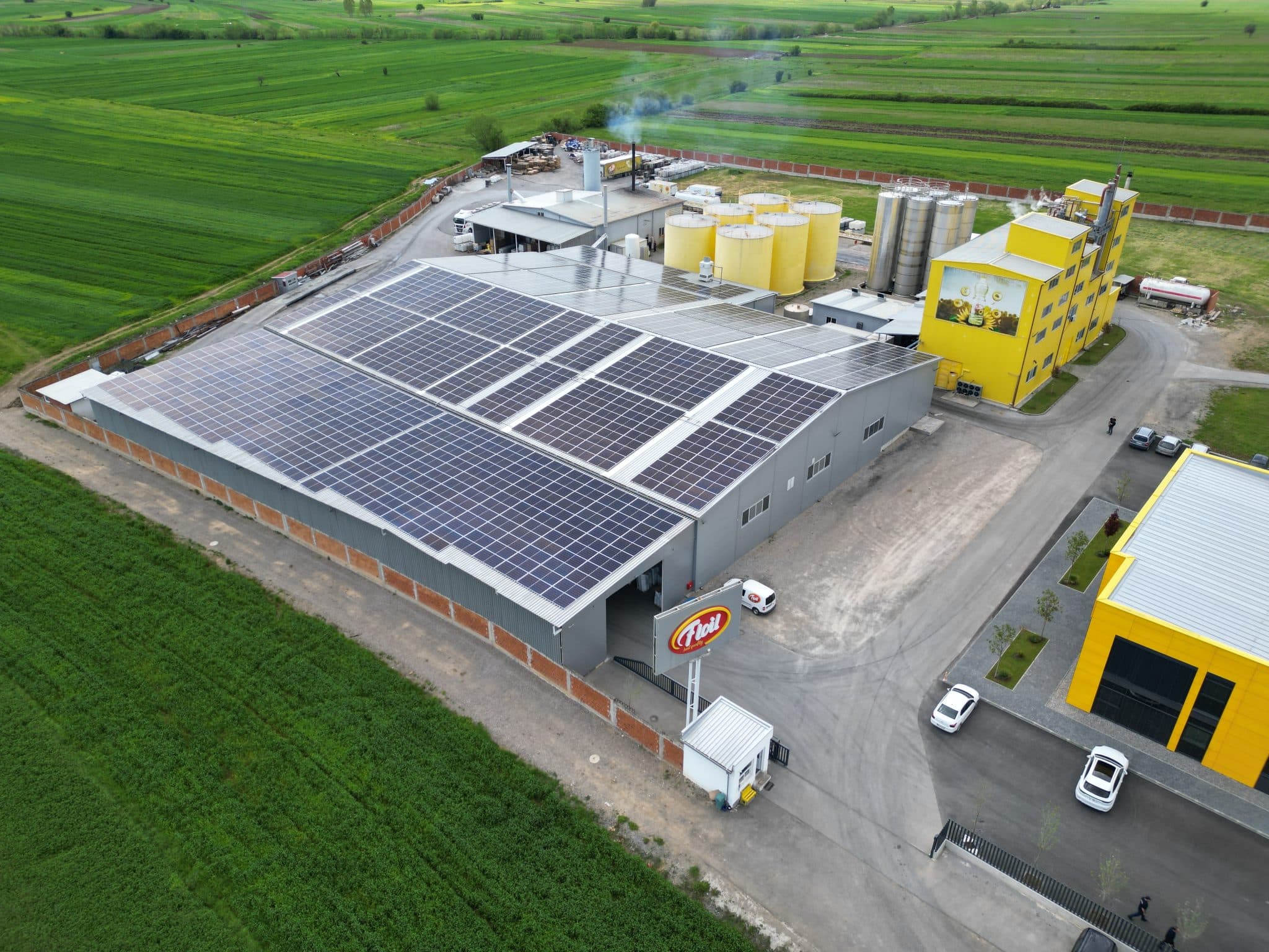 Floil rooftop solar in Gjilan