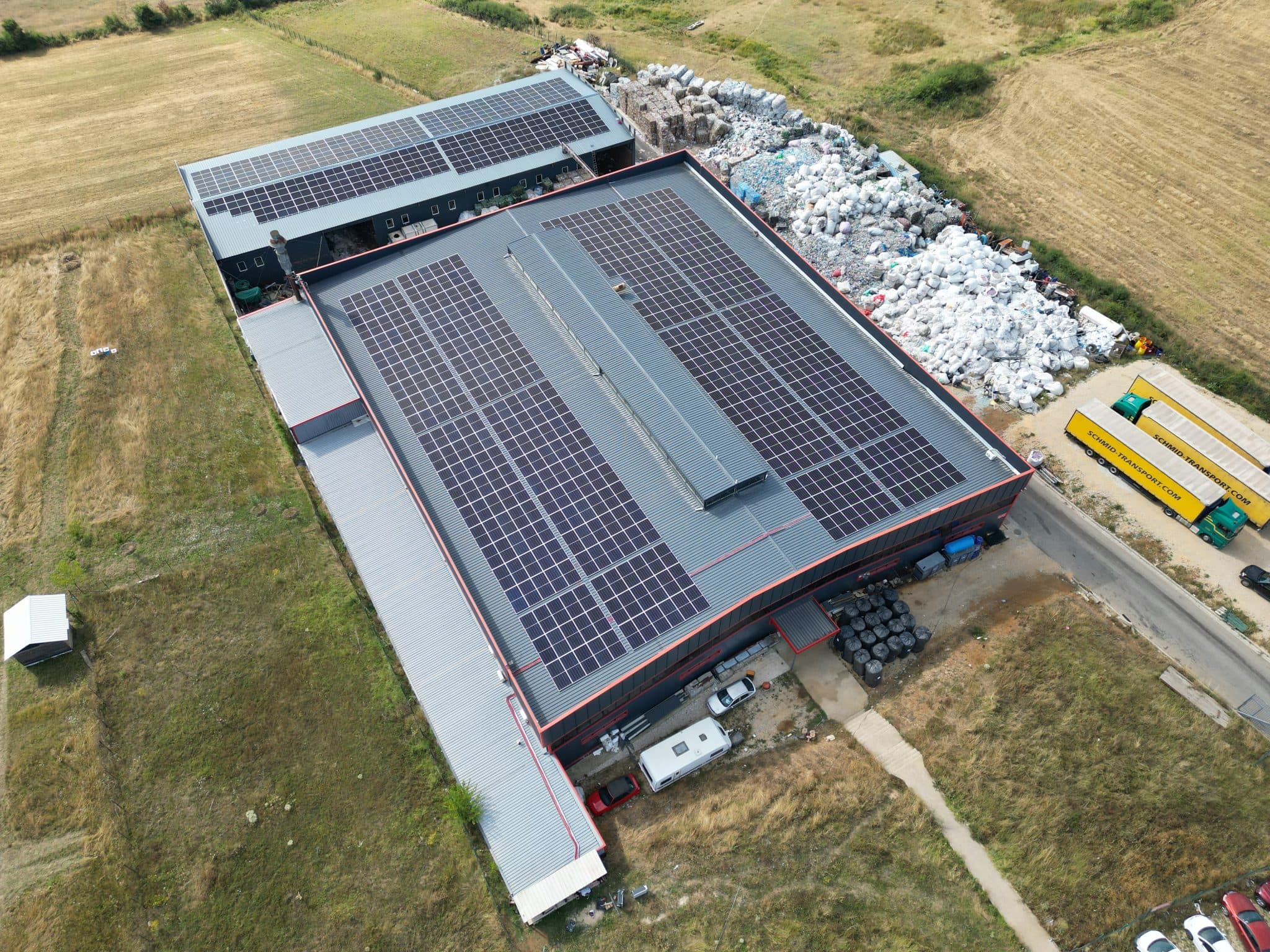 Roto Print rooftop solar in Prishtina
