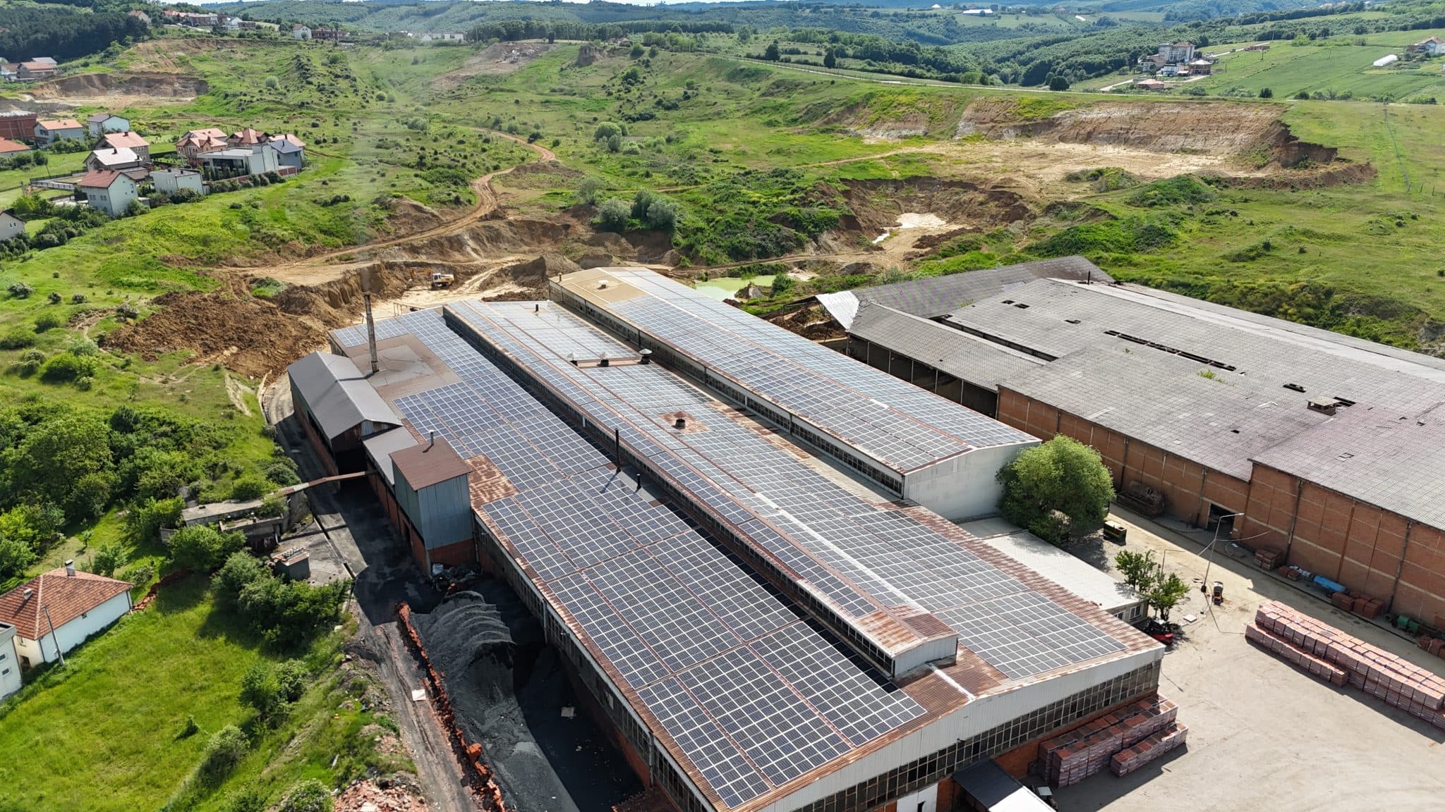 Tulltorja Geci solar installation in Skenderaj